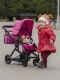 Коляска-трансформер для ляльок 2в1 Carrello Maestro 9651B ROSE RED лялькова рожева