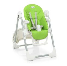 Дитячий стільчик для годування EL CAMINO ME 1038 PRIME Green Apple / сидіння екокожа / колір зелений **
