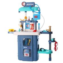 Великий ігровий набір ДОКТОР 8123AP-BP з медичними інструментами / 38 предметів / складається у валізу**