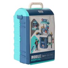 Великий ігровий набір ДОКТОР 8123AP-BP з медичними інструментами / 38 предметів / складається у валізу**