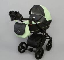 Універсальна дитяча коляска-трансформер Bellini з модульною системою 2в1 салатова