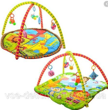 Дитячий розвиваючий килимок 001-4-6-8-11-13