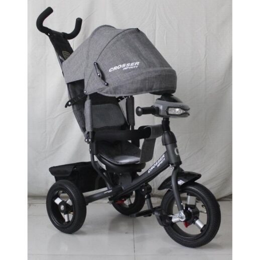 Триколісний велосипед Crosser One T1 сірий