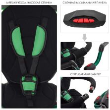 ⏩ Велосипед-коляска дитячий триколісний Turbo Trike M 4058HA-4 зелене **