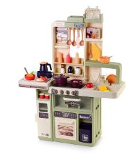 Кухня велика дитяча (75 елементів, підсвічування, звук, мелодії, пара, тече вода, висота 93см) 889-241