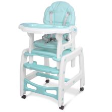 Стільчик для годування-трансформер качалка Bambi M 1563-12-1 блакитний **