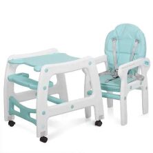 Стільчик для годування-трансформер качалка Bambi M 1563-12-1 блакитний **