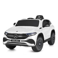 Дитячий одномісний електромобіль M 5027EBLR-1 Mercedes 4 мотори, шкіряне сидіння, білий