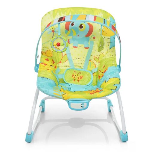 Дитячий шезлонг-качалка Bambi 303-5 Зелене ***