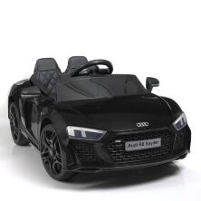 Дитячий двомісний електромобіль M 4527EBLRS-2 Audi ліцензійний / м'яке сидіння / колір чорний автопокраска*