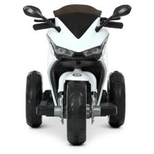 Дитячий електромобіль мотоцикл Трицикл Bambi М 4622-1 на Пластикових колесах з MP3 / білий**