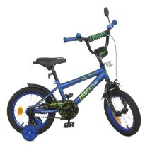 Велосипед дитячий двоколісний PROFI Dino Y1472 колеса 14 дюймів синій матовий**