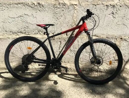 Велосипед спортивний гірський Crosser MT-041 L-twoo + Гідравлічні Гальма Червоний