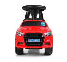 Дитяча каталка-толокар Аудіо M 3147A-3, червоний**