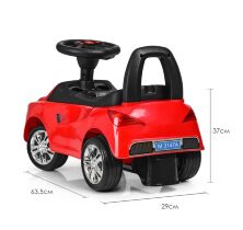 Дитяча каталка-толокар Аудіо M 3147A-3, червоний**