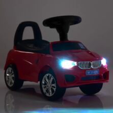 Дитяча каталка-толокар Аудіо M 3147A-3, червоний**