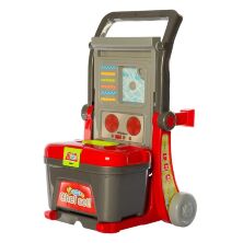 Дитячий ігровий набір кухня велика 008-930 на колесах валіза візок посуд продукти**