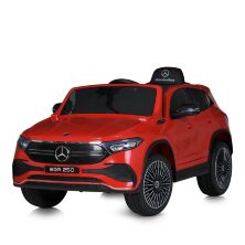 Дитячий одномісний електромобіль M 5027EBLR-3 Mercedes 4 мотори, шкіряне сидіння, червоний