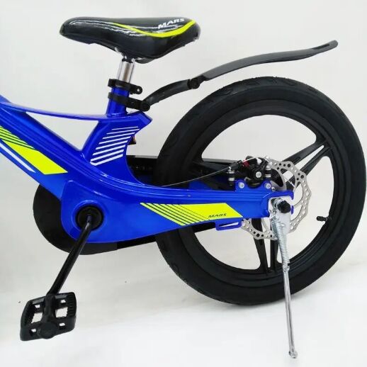 Дитячий двоколісний велосипед MARS-2 Evolution колеса 18 дюймів магнезиевая рама синій