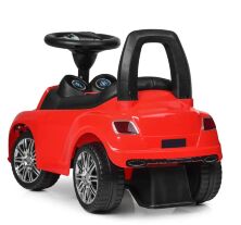 Машина каталка толокар BAMBI M 4233-3 музика світло батьківська ручка червона