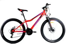 Спортивний гірський велосипед AZIMUT FOREST колеса 24 дюйми GFRD / дискові гальма / SHIMANO / чорно-синій