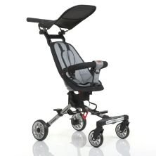 Коляска дитяча прогулянкова TURBOTRIKE M 5573PU-2L з телескопічною ручкою і козирком / колір сірий льон**