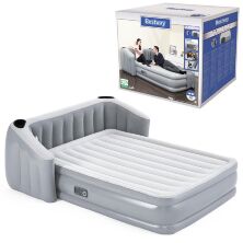 Надувний велюр Матрац-Диван-ліжко BESTWAY 67620 з підголовником і з вбудованим електронасосом**