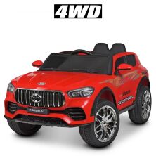 Дитячий двомісний електромобіль Джип Bambi Racer 4WD M 4465EBLR-3 Toyota на EVA колесах / червоний**
