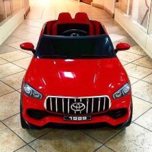 Дитячий двомісний електромобіль Джип Bambi Racer 4WD M 4465EBLR-3 Toyota на EVA колесах / червоний**