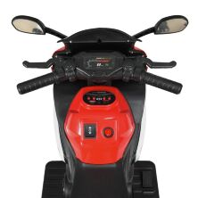 Дитячий електромобіль мотоцикл Трицикл Bambi М 4622-3 на Пластикових колесах з MP3 / червоний**