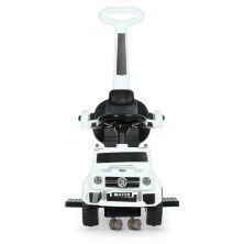Дитяча МАШИНКА каталка толокар Bambi M 4739-1 Джип з батьківською ручкою / біла**