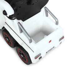 Дитяча МАШИНКА каталка толокар Bambi M 4739-1 Джип з батьківською ручкою / біла**