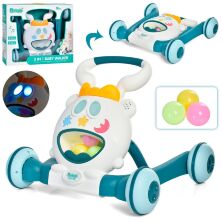 Дитяча Каталка ходунки штовхач 6201B Музичні / 2 кольори**