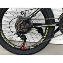 Спортивний велосипед TopRider 509 колеса 20 дюймів SHIMANO / 21 швидкість / салатовий