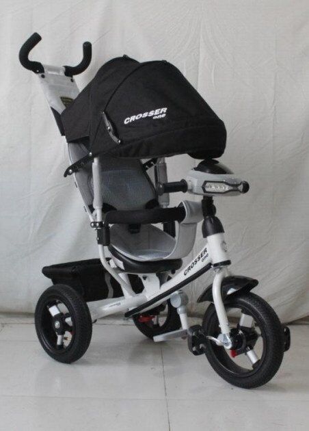 Триколісний велосипед Crosser One T1 чорний