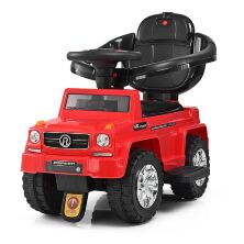 Дитяча каталка-толокар 7666-3 Mercedes червона