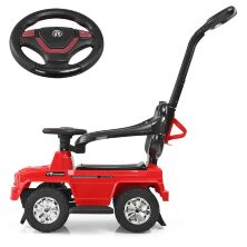 Дитяча каталка-толокар 7666-3 Mercedes червона