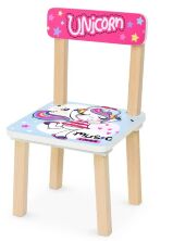 Дитячий стіл з двома стільчиками Bambi 501-92 Єдиноріг**