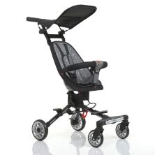 Коляска дитяча прогулянкова TURBOTRIKE M 5573PU-1S з телескопічною ручкою і козирком / колір зірки Муар **