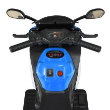 Дитячий електромобіль мотоцикл Трицикл Bambi М 4622-4 на Пластикових колесах з MP3 / синій**