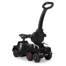 Дитяча МАШИНКА каталка толокар Bambi M 4739-2 Джип з батьківською ручкою / чорна**