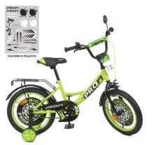 Дитячий двоколісний велосипед PROFI Y1642-1 Original boy / колеса 16д / салатовий*