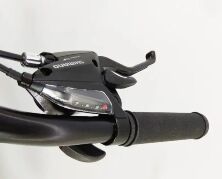 Спортивний гірський велосипед Crosser Levin 26 дюймів чорно-червоний