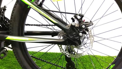 Спортивний гірський велосипед Crosser Levin 26 дюймів чорно-червоний