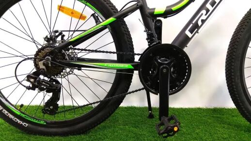 Спортивний гірський велосипед Crosser Levin 26 дюймів чорно-червоний