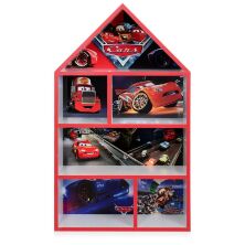 Домик-стеллаж для игрушек "Тачки" 95 см PLK-L-2а белый