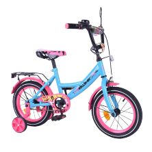 Велосипед дитячий двоколісний 14 дюймів EXPLORER T-214111 blue_pink блакитний-рожевий