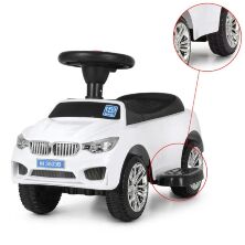 Дитяча машинка каталка толокар Bambi M 3503B(MP3)-1 біла**