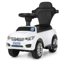 Дитяча машинка каталка толокар Bambi M 3503B(MP3)-1 біла**