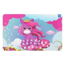 Дитячий столик зі стільчиком Bambi A19-NEW UNI рожевий Єдиноріг складаний**